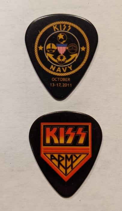KISS Kruise KISS Navy/Army Guitar Pick