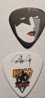 KISS Kruise V Faces on White Guitar Picks
