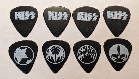 KISS 2010 Hottest Show On Earth Icons VIP Black Guitar Picks