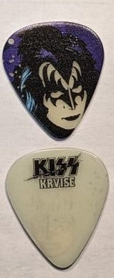 KISS Kruise VI Glow In The Dark Faces Guitar Picks