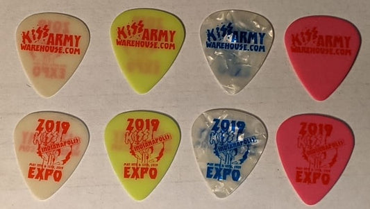 2019 Indianapolis  KISS Expo Guitar Pick set of 4