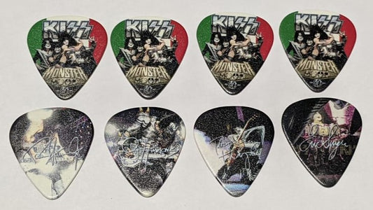 KISS 2012-2013 Monster World Tour ITALY Commemorative City Guitar Picks