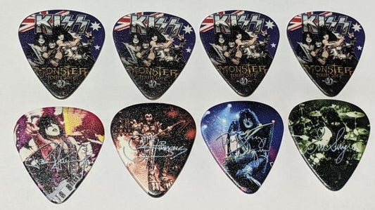 KISS 2012-2013 Monster World Tour AUSTRALIA Commemorative City Guitar Picks