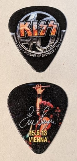 KISS Monster World Tour15-6-2013 VIENNA AUSTRIA City Guitar Pick