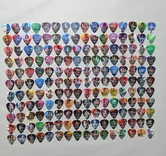 The Tour Complete Set of 176 Guitar Picks