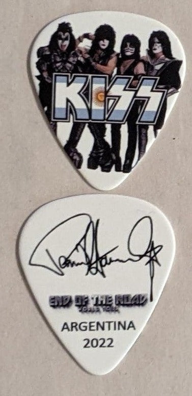 KISS 2022 End of the Road SOUTH AMERICA ARGENTINA Flag Guitar Picks