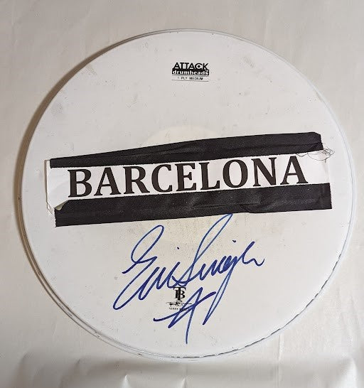 BARCELONA SPAIN 6-21-2015 ERIC SINGER Stage-Used Snare Drumhead