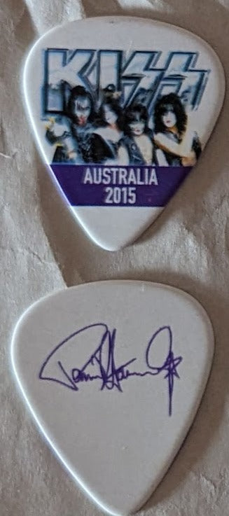 KISS 2015 40th Anniversary Tour AUSTRALIA Band Photo Guitar Picks