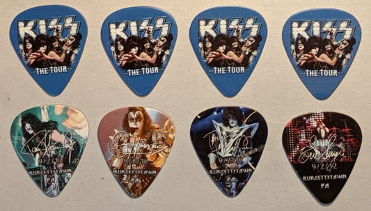 KISS 2012 The Tour BURGETTSTOWN 9-2-12  City Guitar Picks