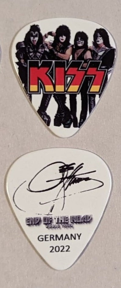 KISS 2022 End of the Road EUROPE Tour  Flag GERMANY Guitar Picks