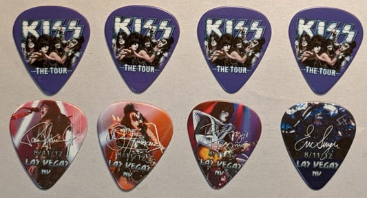 KISS 2012 The Tour LAS VEGAS 8-11-12  City Guitar Picks