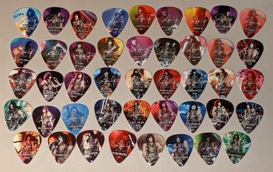 KISS 2012 The Tour Complete Set of 44 PAUL STANLEY Guitar Picks