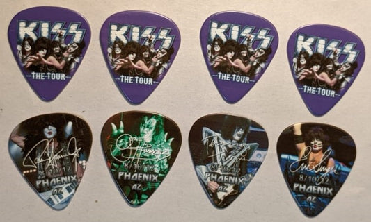 KISS 2012 The Tour PHOENIX 8-10-12  City Guitar Picks